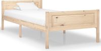 Maison Exclusive - Cadre de lit en bois de pin massif 90x200 cm