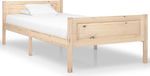 Maison Exclusive - Cadre de lit en bois de pin massif 90x200 cm