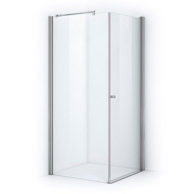 Maxaro Douchecabine Zircon Essence Helder 80x90cm met Draaideur