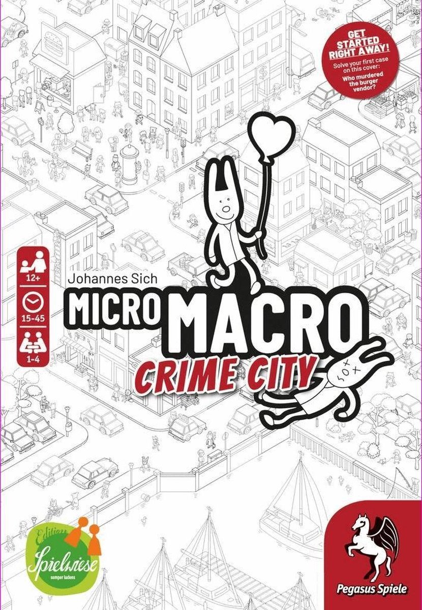 Pegasus Spiele Gmbh MicroMacro: Crime City - Bordspel van het Jaar 2021