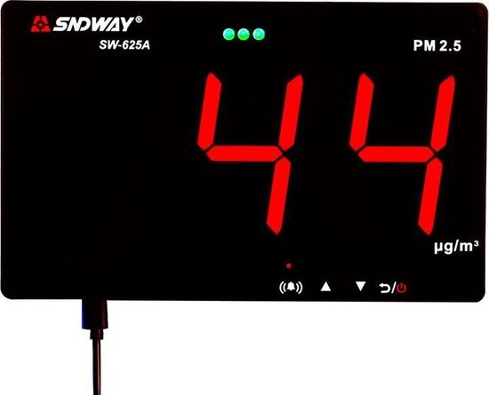 Big Display PM2,5 fijnstofmeter