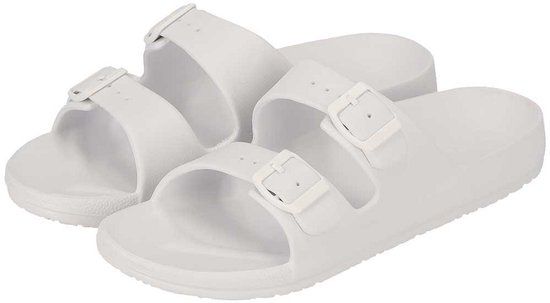 Morethansocks Sandalen dames - Gespsluiting - Waterbestendig - Slipper dames - Sandalen lage hak dames - Sandalen zomer
