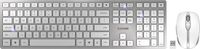CHERRY DW 9100 SLIM Toetsenbord RF-draadloos + Bluetooth QWERTY Engels Zilver