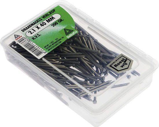 Deltafix DRAADNAGELS VERL.KOP R.V.S. 2.1X40 200 GR