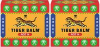 Tiger Balm Rood - Tijgerbalsem - Spierbalsem - 2 x 19 gram