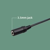 Retevis TCK01 Adaptateur émetteur : adaptateur audio avec 2 connexions et prise casque 3,5 mm. Inclut casque, câble de connexion. Compatible avec RT24, RT22, RT27, RT28, RT617, BF-888S, UV-5R et Kenwood (1 pièce)