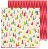 Anita y Su Mundo Collectie kerstpapier voor scrapbooking, papier, dennen, 30,5 x 30,5 cm