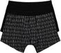 JP 1880 - Heren - Midpants FLEXNAMIC® OEKO-TEX set van 2 onderbroek - Zwart - Maat 8XL
