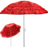 Kingsleeve Parasol "Hawai" - Rond 160cm - Rood
