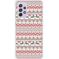 1001 coques Samsung Galaxy A72 4G Kersttrui rendier Siliconen hoesje