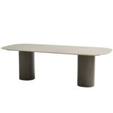 4 Seasons Outdoor Bosco table de jardin 240x105xH75 cm céramique sabbia panna terre Taste 4SO