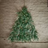 LOBERON Florévie Wandkerstboom met ledverlichting