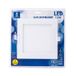 Glowster LED-inbouwlamp, E6, vierkant, 12 W, warm licht