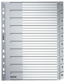 Leitz 12800000 Indextabs grijs Karton 23,8 x 2 mm