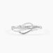 Marnie Bague Or Blanc Diamant