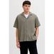 JACK & JONES chemise décontractée ample texturée kaki