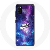 Nike Hoesje voor Samsung Galaxy S20 Nike Logo Wit Gekleurde Ruimte Maniacase