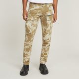 G-Star Rovic Zip 3D Regular Tapered Jeans Heren Katoen Dk Brick Gd Glitch Beach Camo