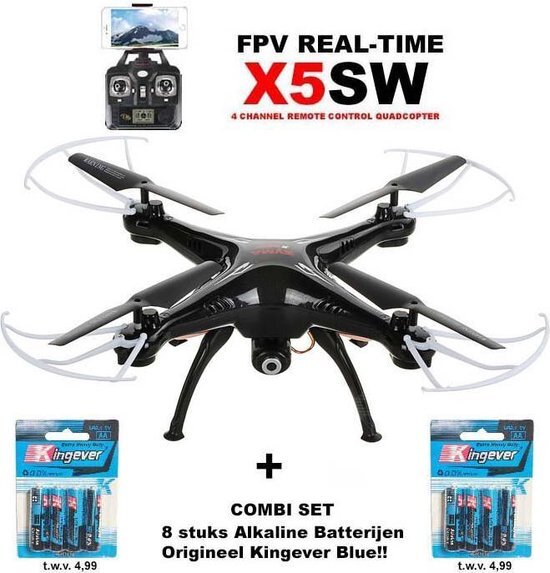 SYMA X5SW Drone Quadcopter WiFi FPV Met 2K Camera
