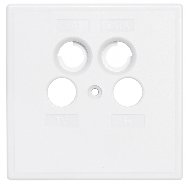 AXING SZU 2-02 - Veiligheidsplaatjes voor stopcontacten - wit