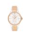 CALVIN KLEIN Montre pour femme cadran blanc bracelet bicolore en acier inoxydable - 25100052