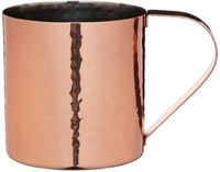 BarCraft Moscow Mule Moscow Mule, grote roestvrijstalen bekers, gehamerd koperen afwerking