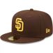 New Era San Diego Padres MLB AC Performance Brown 59Fifty Basecap - 7 1/4-58cm (L)