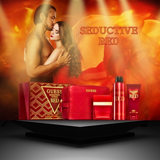 Guess seductive Homme Red gift set voor mannen