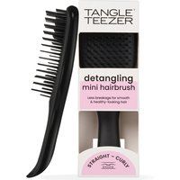 TANGLE TEEZER Mini Ultimate Detangler - Voor nat en droog haar - Anti-klit borstel voor alle haartypen - Perfecte borstel voor kinderen en voor op reis - Zwart