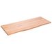 VidaXL Tafelblad 100x40x2 cm behandeld massief eikenhout lichtbruin