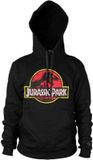Jurassic Park Distressed Logo Heren Trui met capuchon - zwart - S