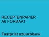 FastPrint Receptpapier A6 80gr Lichtblauw