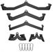 Latios Lat Pulldown Accessoires - Set de 5 pièces - Barre en T - Poignée en V - Barre de tirage triceps - Poignées en caoutchouc - Universel - Dos, biceps, triceps