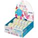 Display met 12 plakband-dispensers, verschillende kleuren