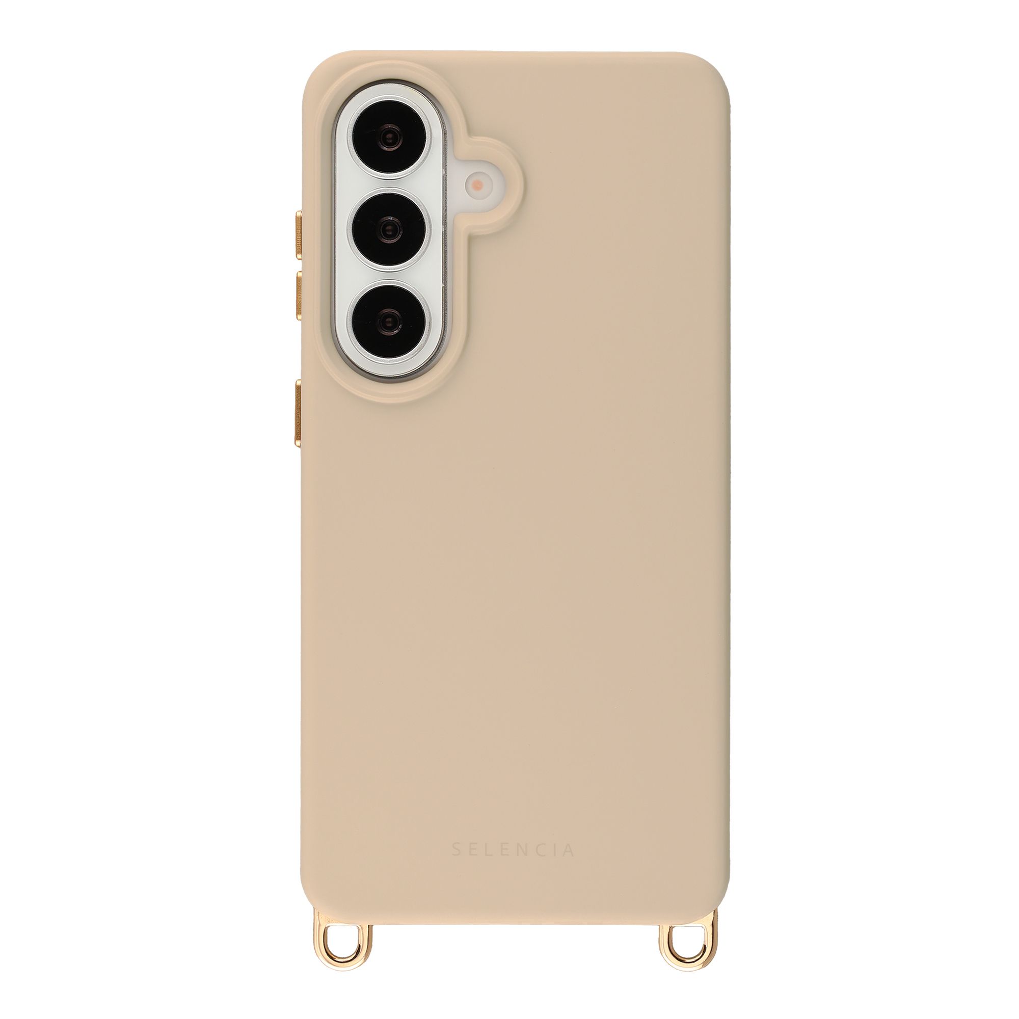 Selencia Rivièra MagSafe Backcover met afneembare haakjes Samsung Galaxy S26 - Milky Latte