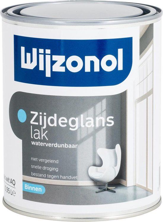 Wijzonol Zijdeglans Op Waterbasis 2,5 Liter 100% Wit