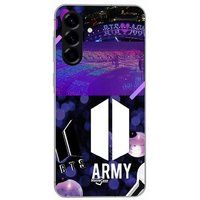 Maniacase Etui Voor Samsung Galaxy A26 BTS leger logo Bangtan Subs