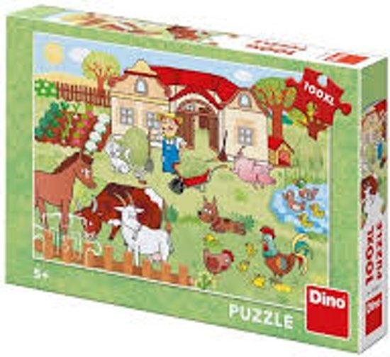 Dino Toys Boerderij puzzel 100 stukjes xl.