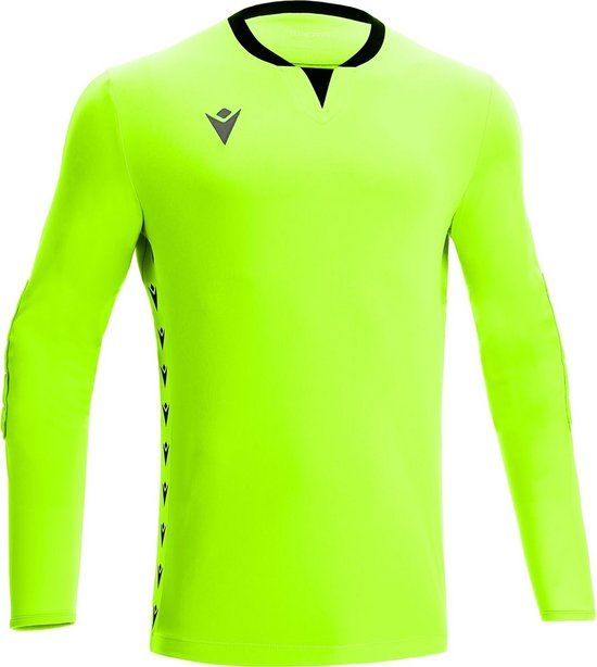 Macron Eridanus Keepershirt Lange Mouw Heren - Fluogeel / Zwart - XL