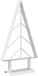 vidaXL Metalen Kerstboom KUOPIO 60 cm Staal Wit