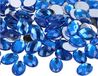 Decoratieve Acryl Decoratieve Edelstenen Ovaal Blauw 13 x 18 mm ca. 500 stuks