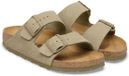 Birkenstock Arizona Slippers Senior Kaki Suède Unisex Maat 38