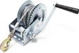 Wiltec handlier tot 350 kg, overbrengingsverhouding 3,2:1, afmetingen 120x138x192 mm, inclusief 10 meter staalkabel.