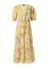 COMMA Jurk beige / bruin / geel / wit