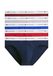 Tommy Hilfiger Underwear Slip blauw / lichtgrijs / rood / wit
