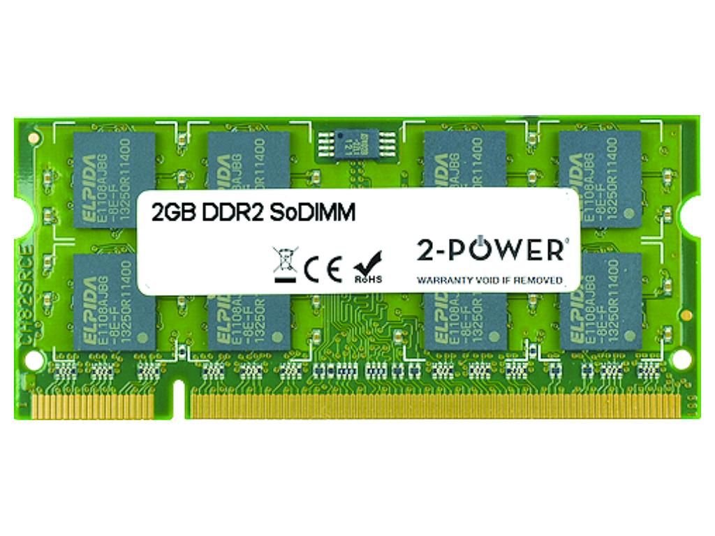 2-Power 2GB DDR2 667MHz SO-DIMM - Notebook Memory
