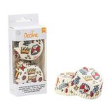 Decora 0339826 bakvormen, 36 stuks, ø 50 x 32 mm, bakpapier
