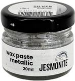 Jesmonite wax paste metallic 20 ml zilver