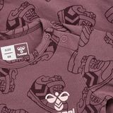Hummel Kinderbody met lange mouwen Hmlsneaker L/S 221108 - Rose Brown