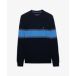 Superdry Pull en tricot en coton à rayures